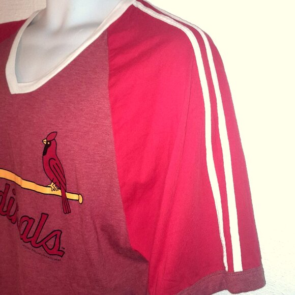MLB St. Louis Cardinals Women's XL Baseball Shirt Mitchell & Ness - Picture 2 of 9